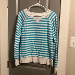 Girls XL stripe light sweatshirt.